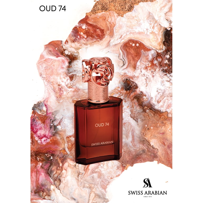 Swiss Arabian Oud 74, Arabian Perfume for Women and Men, 1.7 oz