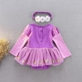 thumbnail image 2 of Mameluco de princesa Dressy Daisy para niñas con diadema de 6 a 9 m, 2 of 6