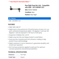 thumbnail image 2 of Rear Right Sway Bar Link - Compatible with 2008 - 2013 INFINITI G37 2009 2010 2011 2012, 2 of 2