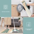 thumbnail image 6 of Green Boho Geometric and Plant Pattern Kitchen Rugs Sets Of 3,Kitchen Runner Rugs Non Skid Washable,Decorative Kitchen Floor Mats for Kitchen,Sink,Laundry,17"x30"+ 17"x47" + 17"x59", 6 of 6