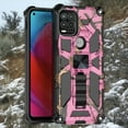 thumbnail image 3 of Cass Creations Case for Motorola Moto G Stylus 5G 2021, Military Grade Armor Case Kickstand Phone Cover with Tempered Glass Screen Protector - Hunting Camo Pink, 3 of 5