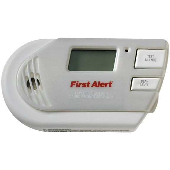 First Alert GC01CN Combo Explosive Gas and Carbon Monoxide Alarm with Digital Display, 1039760PT