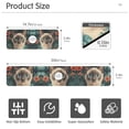thumbnail image 3 of Yayeee Faucet Mat for Kitchen Sink 30" Diatomite Long Splash Guard Pad, Flowers and Cat, 3 of 7