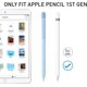 thumbnail image 3 of (bleu)coque Apple Pencil 1re Gnration, Dgrad De Couleur Funda de silicona Funda protectora Coque Accessoires Pour Poigne Compatible con Apple Pencil, 3 of 5