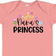 thumbnail image 4 of Inktastic Nana's Princess Crown and Flowers Girls Baby Bodysuit, 4 of 5