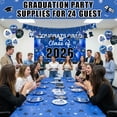 thumbnail image 6 of JESTAR 2026 Graduation Party Decorations Set, Backdrop, Banner, Ballons, Tablewares Set, Pack of 150, Black Blue, 6 of 6