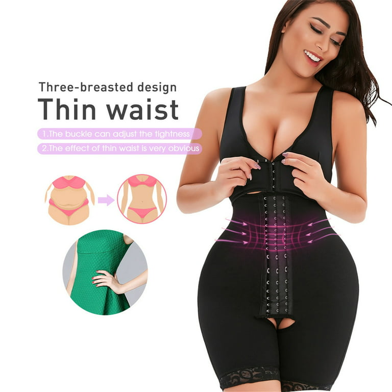 Womens Bodysuit Shapewear Plus Size Sexy Scoop Neck Shapewear Tummy Control  Butt Lifter Shaping Shorts 
