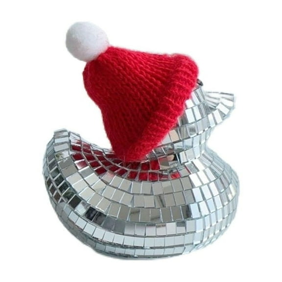 Christmas Foam Scene Decoration – Cute Duck Holiday Display for Indoor or Outdoor Use – Festive Home Decor for Mantel, Table, Porch or Gift