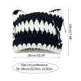 thumbnail image 3 of COMEET Knit Hat, Devil Knitted Hat for Adult Windproof Foldable Winter Hat Handmade Cat Ear Shape Keep Warm Cycling Hat, 3 of 20