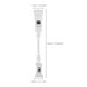 thumbnail image 2 of KALLORY 10Ud Clip Transparente Para Precios Con Soporte Ajustable Para Exhibidores, 2 of 7