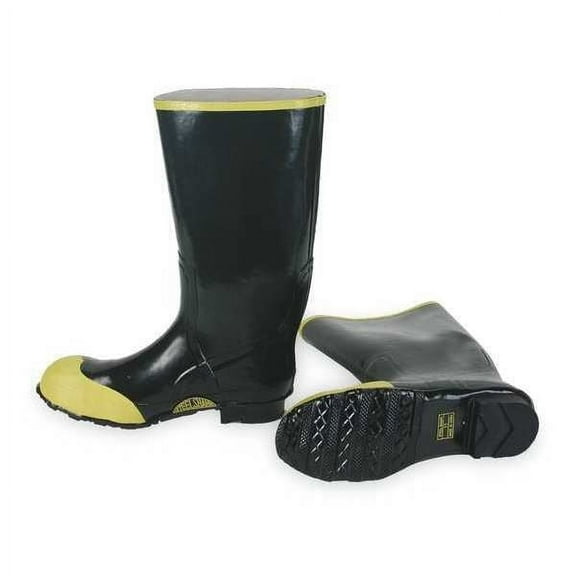 Manufacturer Varies Rubber Boot,Men's,7,Knee,Black,PR 4T279