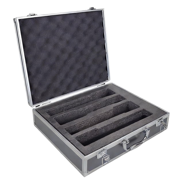 TISHITA Mic Carrying Case Stage Performance Party Studio Control Room Aluminum Alloy Black