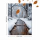 thumbnail image 3 of Qisvanset Framed Canvas Wall Art 12x16 Inch Snowy Forest River Winter Rustic Nature Decor, 3 of 5