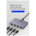 thumbnail image 5 of New Network Cable Splitter 1 to 4 Gigabit Network Distributor Simultaneous Internet Access, RJ45 Network Switch Extender, 5 of 8