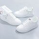 thumbnail image 5 of Zapatos blancos para mujer, zapatillas deportivas casuales de suela gruesa de primavera, de moda, combinables, para estudiantes de nicho, 5 of 6