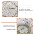 thumbnail image 4 of Foldable Portable Steel Wire Fishing Pot Trap Net Crawdad Cage Fish Basket, 4 of 5