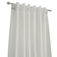 thumbnail image 4 of Loft Living Surrey Light Filtering Dual Header Single Curtain Panel 52 x 63 in White, 4 of 6