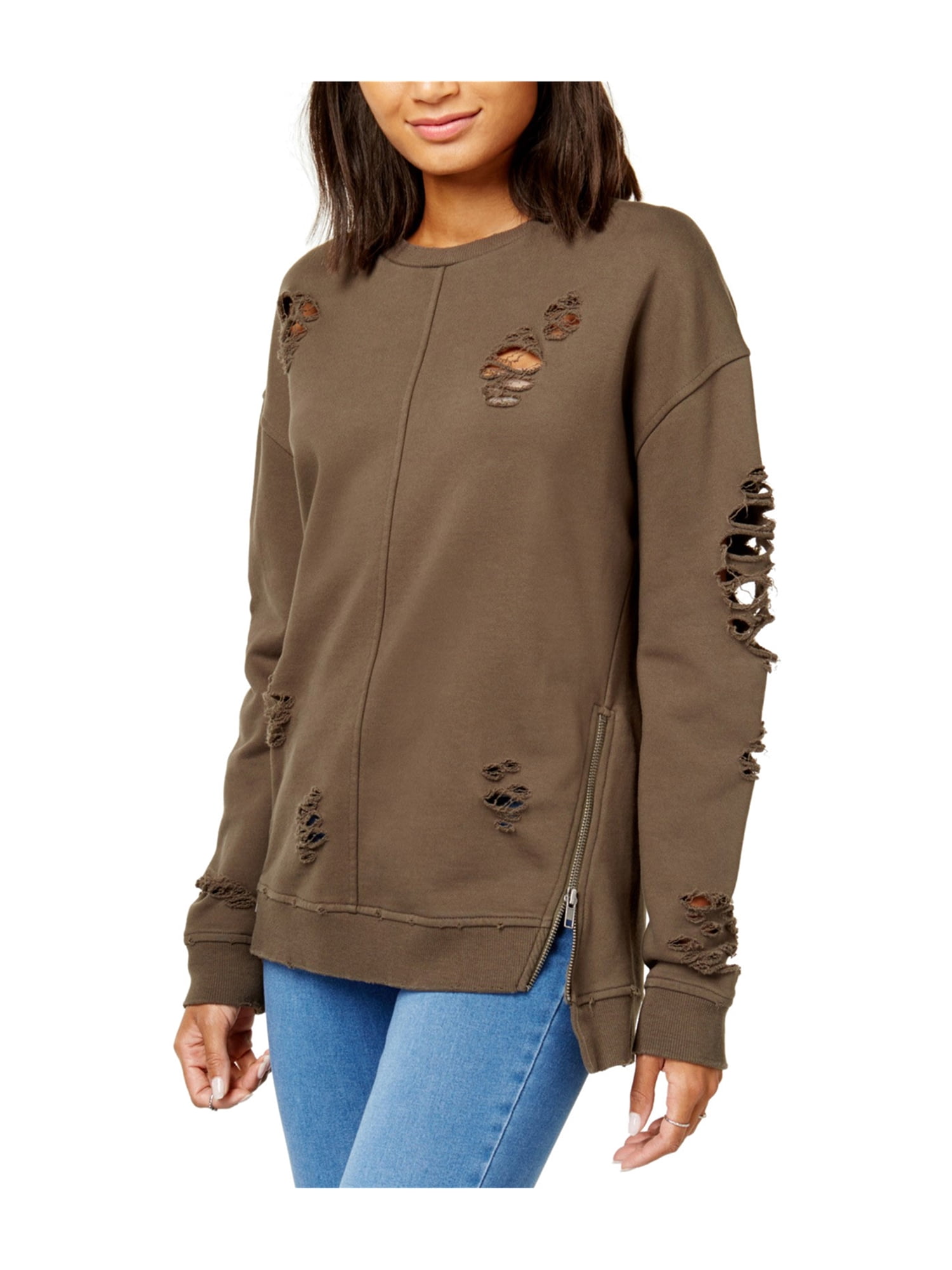 ripped sweatshirt womens