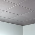 thumbnail image 5 of FASÄDE Border Fill Decorative Vinyl 2ft x 2ft Lay in Ceiling Panel in Argent Silver (5 Pack), 5 of 5