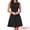Black, variant on DARING DIVA Women's Elegant Sleeveless A Line Work Dress XS Black