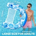 thumbnail image 7 of Livhil Pool Floats for Adults- XL Inflatable Pool Floats with Canopy, Pool Chair Lounge Float, 7 of 7