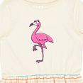 thumbnail image 4 of Inktastic Ladylike Flamingo Girls Toddler Dress, 4 of 5