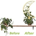 thumbnail image 2 of Jamjam Plant Trellises 23'' Wooden Moon Indoor Trellis,Hoya Small Trellis for Potted Plants for Potted Climbing Vine Ivy Flower Supports Stakes Lattice Garden Houseplant Training Accessories., 2 of 6