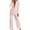 Pink, variant on AOOCHASLIY Clearance Two Piece OutfitsWomen's Long Sleeve Blazer Suit Solid Elegant Business Suit Sets Two-piece