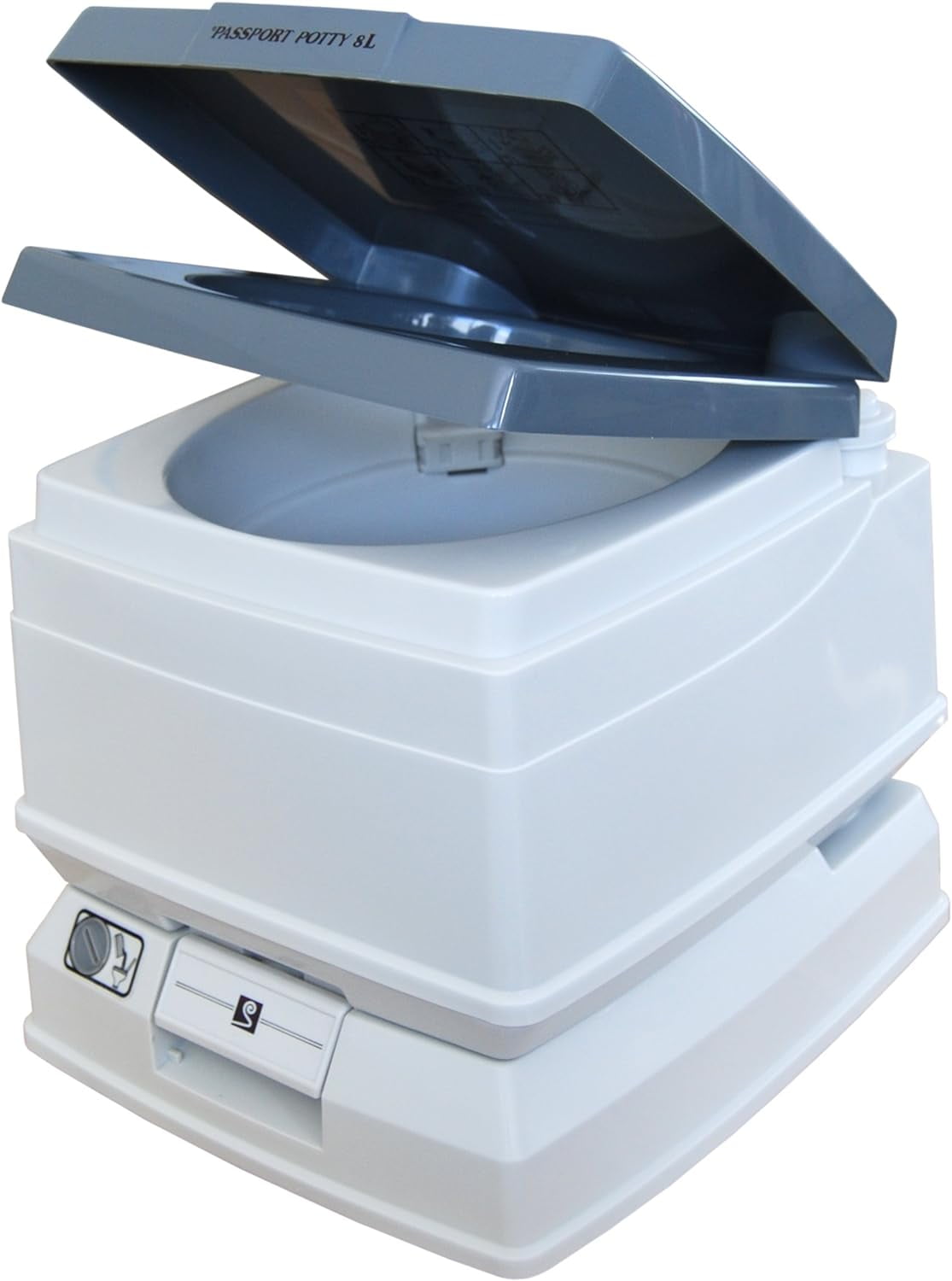 PASSPORT POTTY 8L 携帯トイレ ポータブルトイレ Dock Edge Passport Potty 8L SpaceSaver Portable Toilet, Multi