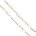 thumbnail image 3 of Cadena Figaro 3x1 Bitono 6.5mm Unisex 60 cm Chapa De Oro 18k Ametrinaa MPCA0015-60, 3 of 5