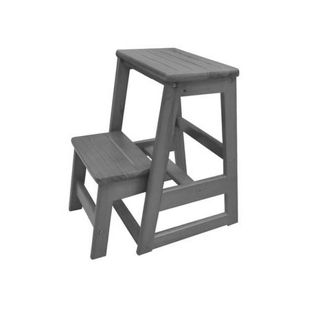 Gracie Oaks Levi Folding 2 Step Wood Stool With 200 Lb Load Gracie Oaks Levi Folding 2 Step Wood Stool With 200 Lb Load Capacity