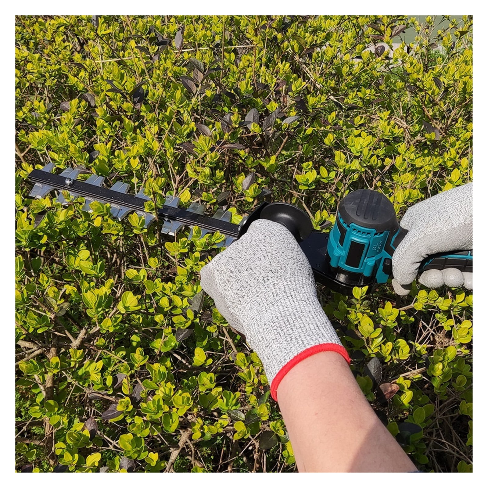 Cordless Brushless Hedge Trimmer With 28CM Blade Fit 18V Battery(No Battery) ,2 IN 1 Trimmer & Edger