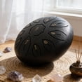 thumbnail image 6 of Steel Tongue Drum 6 Inch 11 Notes, Waterproof Hand Pan Rain Drum with 2 Mallets, Soft Bag & Music Book for Meditation, Yoga, Musical Education, 6 of 7