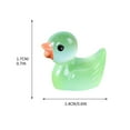 thumbnail image 3 of YOHAVEN Mini Duck Figurines, 100PCS Colorful Luminous Resin Duckling Ornaments, Fairy Garden Miniatures DIY Crafts for Aquarium Potted Plant Desktop Holiday Party Decor, 3 of 4