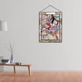 thumbnail image 4 of Decorative Stained Rectangle Window Panel Pendant Wall Decoration, 4 of 8