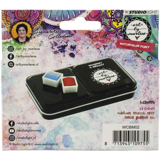 Studio Light Art By Marlene Watercolor Painting Set 12/PkgWhimsy