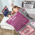 thumbnail image 4 of LHSHID Difference Maker Gifts for Women Thank You Appreciation Gifts for Women Retirement Farewell Gifts for Coworkers Employee Friends Positive Affirmations Office Gifts for Women Throw Blanket, 4 of 7