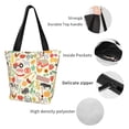 thumbnail image 4 of Pofeuu Farm Print Women Fashion Shoulder Handbags Top Handle Satchel Bags Tote Shoulder Shopping Bag Stylish Canvas Tote Bag, 4 of 6