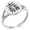 Silver, variant on Stainless Steel Ishida Samurai Crest Minimalist Oval Top Polished Statement Signet Ring