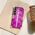 thumbnail image 7 of FKBRCL4U Compatible with Samsung Galaxy S24 Plus Case, Glitter Pink Sofa Leather Zip Crystal Luxury Golden Decoration for Girl Women Soft TPU Shockproof Protective Hard PC Back, 7 of 7