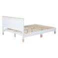 thumbnail image 5 of DeeHome Queen size Wooden Bow Bed, 5 of 7