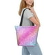 thumbnail image 2 of Disketp Fun Rainbow Pink Bolsa de Hombro Casual para Mujer, Bolso Cruzado para Compras, Viajes y Uso Diario, 2 of 6