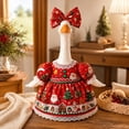 thumbnail image 7 of PYURTEP Porch Goose Outfits, Christmas Porch Goose Outfit with Bow, Cute Decorative Christmas Decorations for Garden Patio, 23 inch, 7 of 7