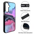 thumbnail image 2 of WIRESTER Shockproof Soft Rubber Cover Case for Samsung Galaxy A17 5G 6.7" 2025, Colorful Marble, 2 of 5
