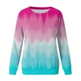 thumbnail image 4 of PENGXIANG Femmes Tops Sweat-Shirt Col à Manches Longues Femmes Sweat-Shirt Léger Décontracté Noir L, 4 of 5