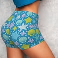 thumbnail image 4 of Fotbe Starfish Shorts Sin Costuras – Shorts Deportivos de Cintura Alta para Mujer, Elásticos para Gimnasio, Yoga, Running o Ciclismo-Medium, 4 of 8
