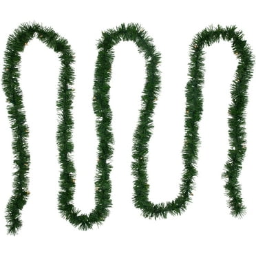 Northlight 18' Pre-Lit Pine Two-tone Artificial Christmas Garland - Clear Lights