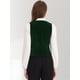 thumbnail image 3 of Chaleco de Estilo Retro de Terciopelo para Mujer con Cuello en V sin Mangas Vintage Racerback Steampunk Vest Verde oscuro XS, 3 of 6