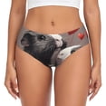 thumbnail image 1 of Balery Heart Guinea Pig Couple Ropa Interior de Algodón para Mujer con Dibujo – Braguitas Cómodas y Elásticas, Estilo Clásico-X-Large, 1 of 6