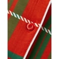 thumbnail image 6 of AIGUR Matching Family Christmas Pajamas, Long Sleeve Lapel Plaid Sleepwear Set for Adults, Kids, Baby  Dog, 6 of 10